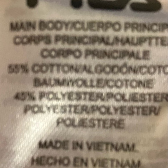 Ladies Fila Hoodie Colorblock gold, black and white Medium - Picture 6 of 6